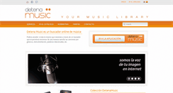 Desktop Screenshot of detenamusic.com
